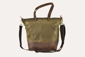 👜 Boyfriend Tote – Canvas & Leather Everyday Bag