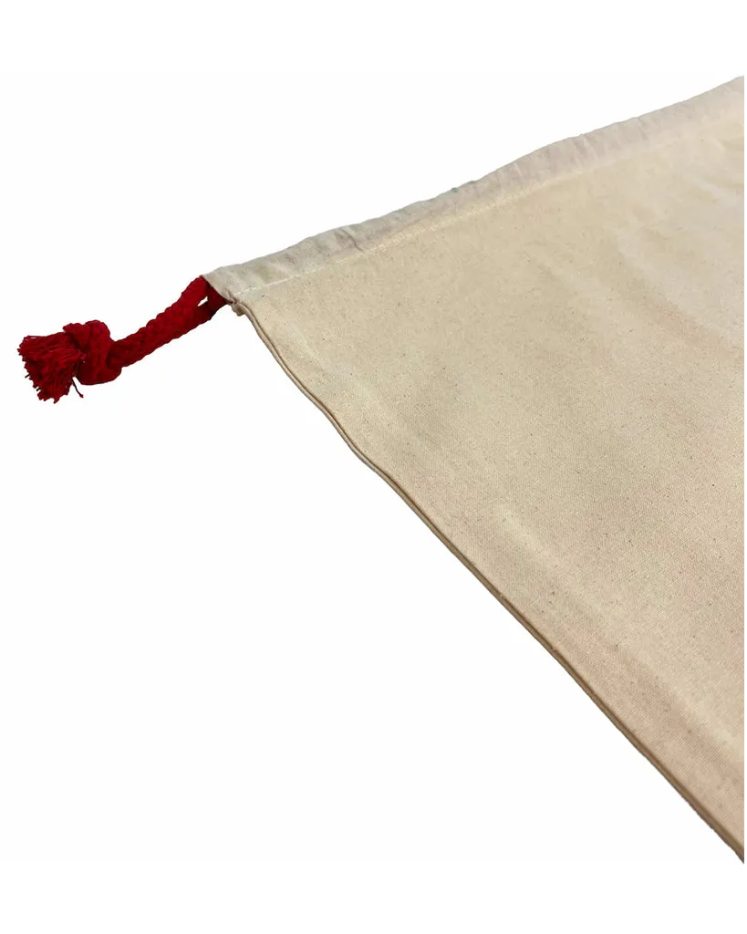 100 ct Wholesale 24 in Cotton Laundry Bags / Santa Sacks - By Case