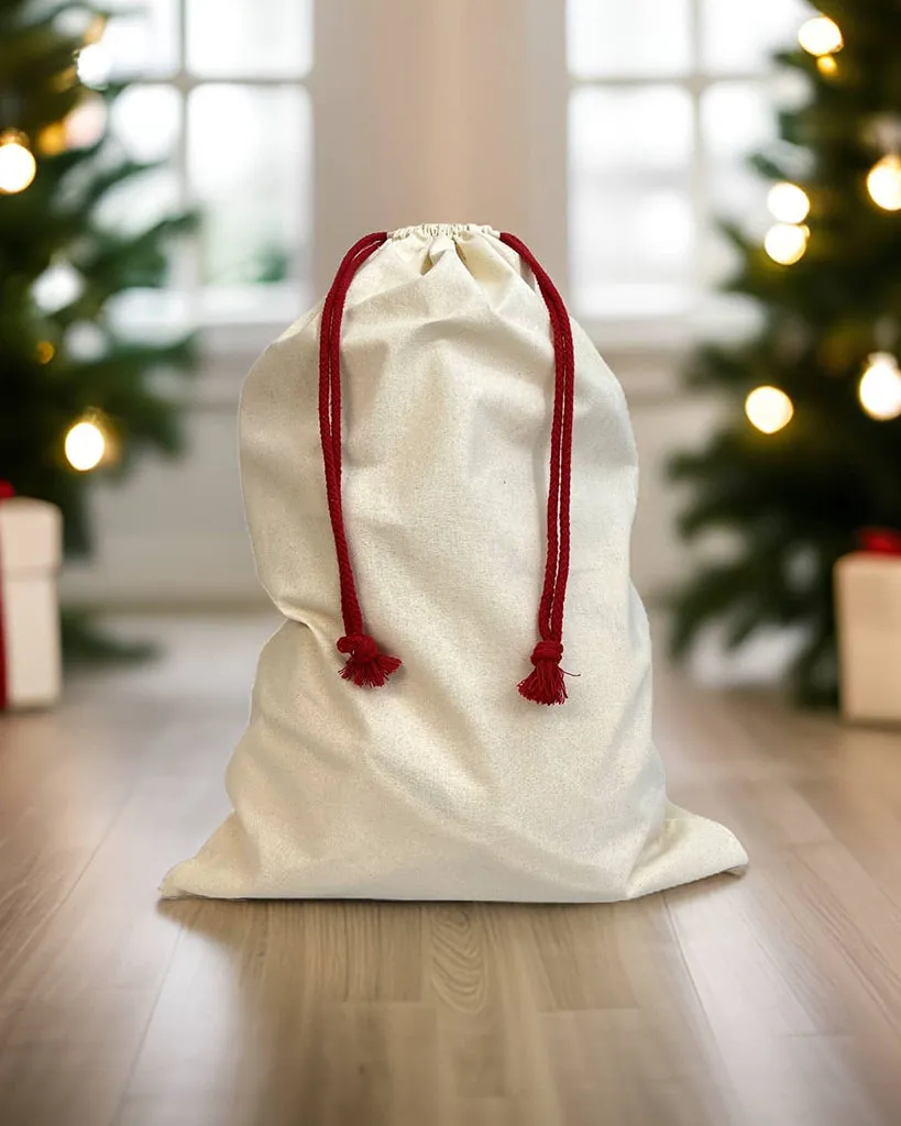 100 ct Wholesale 24 in Cotton Laundry Bags / Santa Sacks - By Case