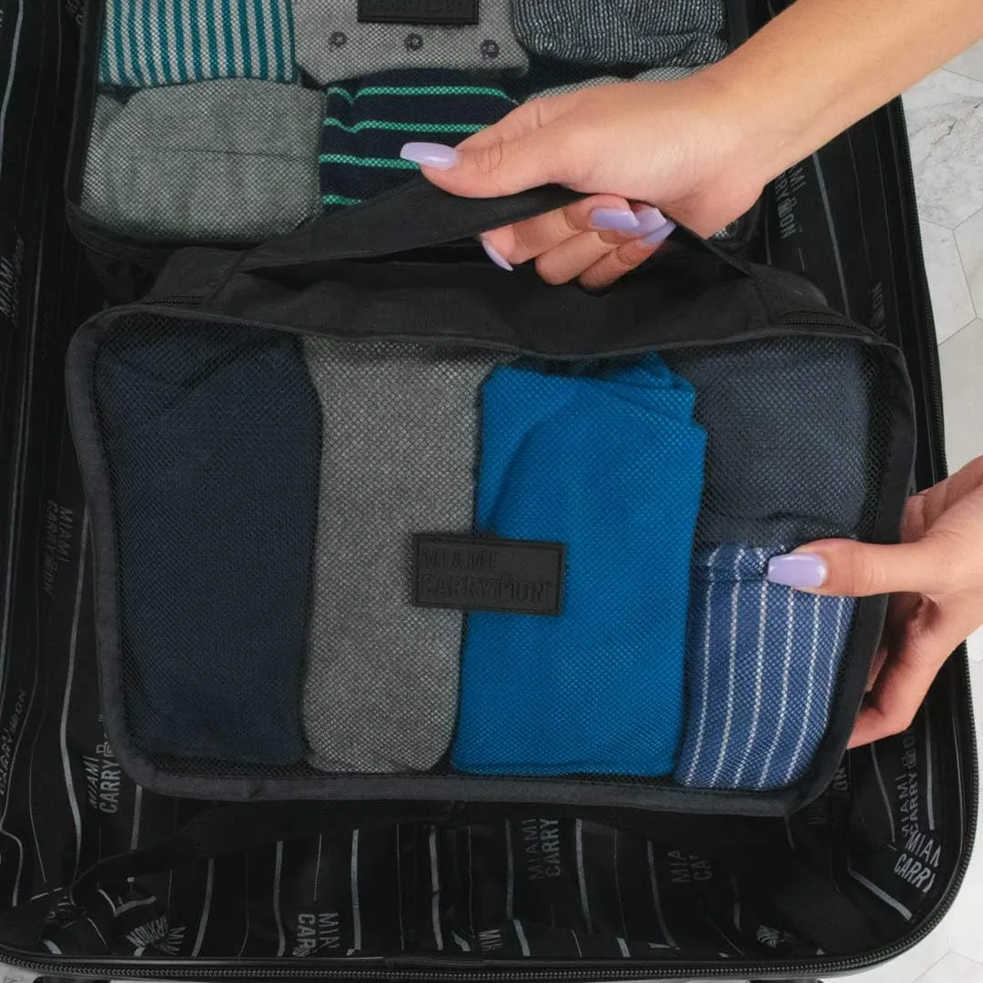 12-Piece Packing Cubes for Luggage Organization (Black)