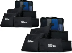 12-Piece Packing Cubes for Luggage Organization (Black)