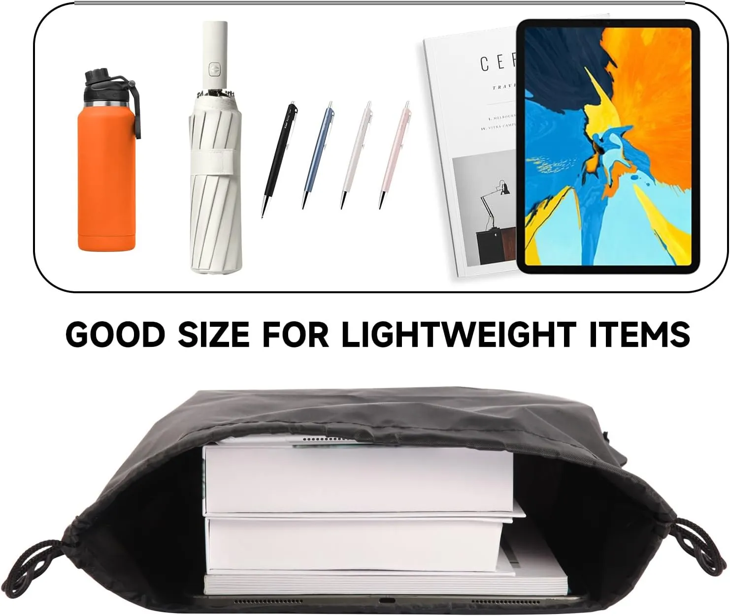 120Pcs Black Drawstring Backpacks Bulk String Bag Cinch Sack Pack Storage Knapsack Polyester Gift Bags Sports Drawstring Bags for Trip Party Gym Bags