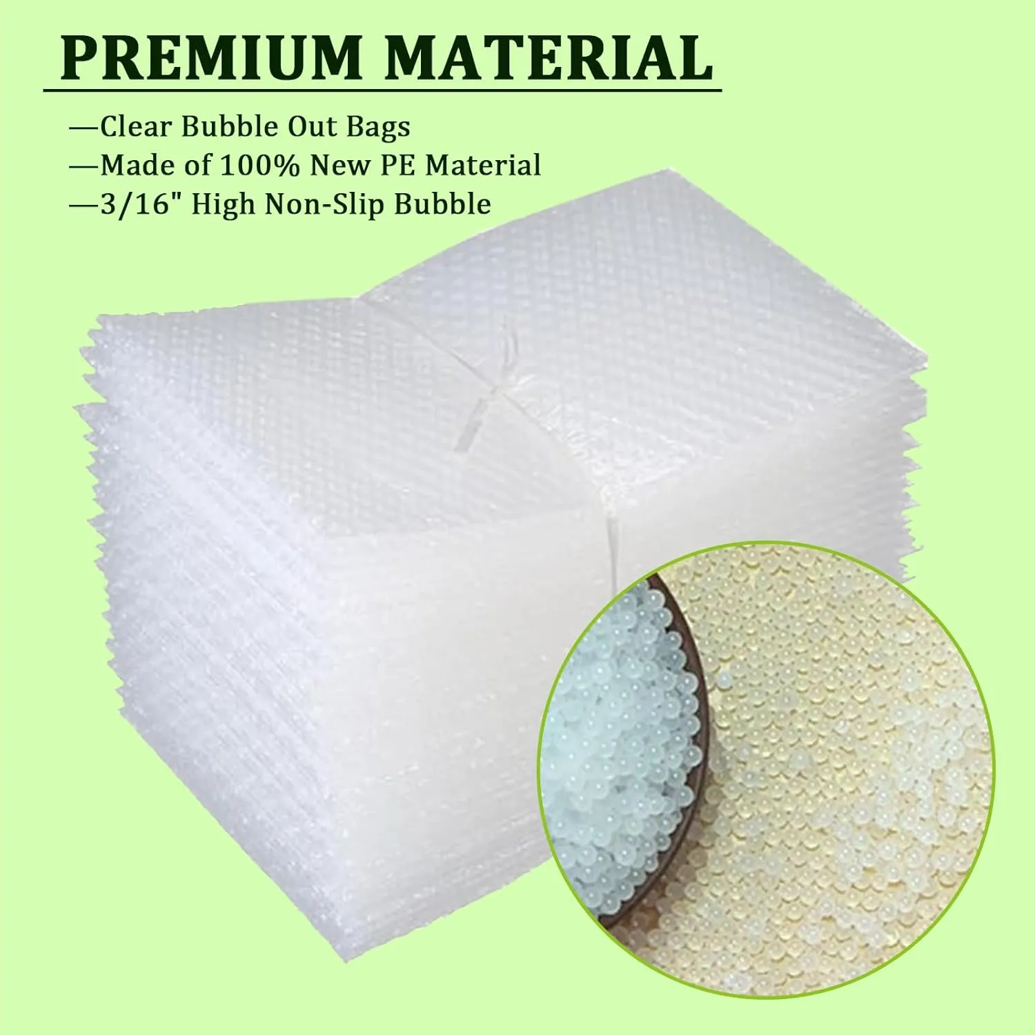 14 Pack Clear Bubble Out Bag Pouches,18 x 22 inch Large Bubble Bag for Extra Protection,Double Walled Shockproof Bubble Cushioning Wrap Bag Pouches for Storage,Shipping,Moving,Packing Supplies