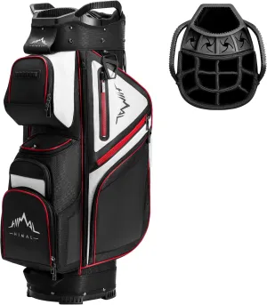 15-Way Golf Cart Bag, Premium Anti-Shake Divider Top Golf Bag with Comfortable Handles, Magnetic Pocket and Rain Cover