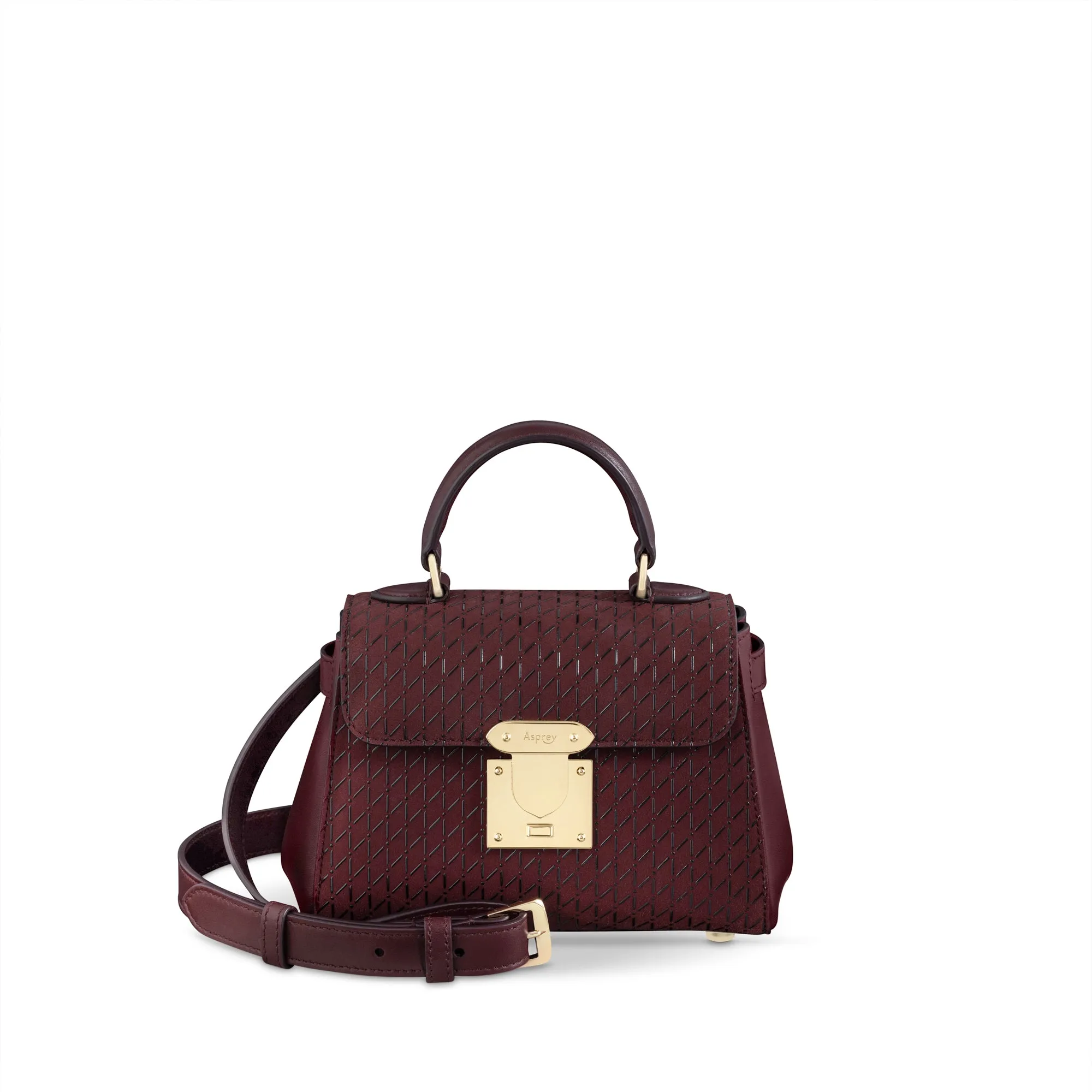 167 Micro Mini Handbag in Crosshatch & Soft Leather