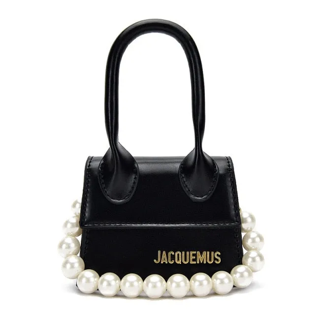 2021 New High Quality Designer Sac PU Leather Shoulder Bags Female Mini Crossbody Bag Purse Jacquemus Lipstick Bag for Women
