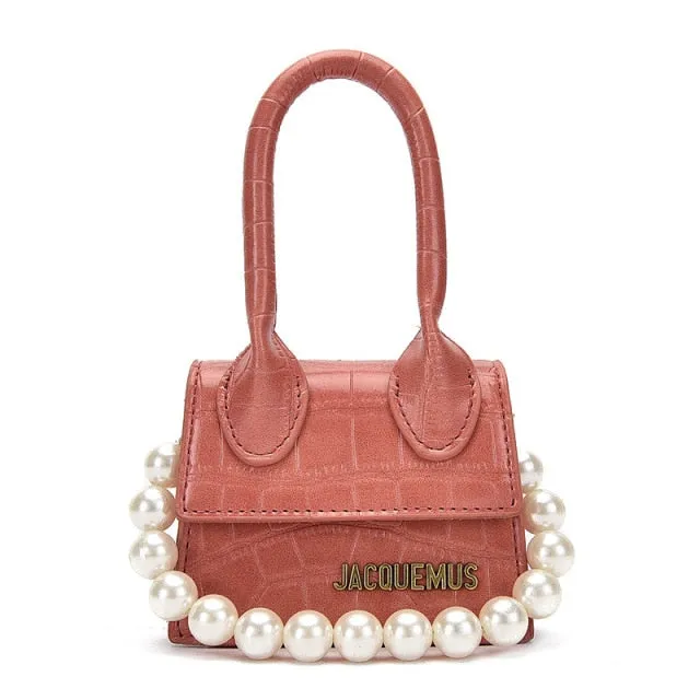 2021 New High Quality Designer Sac PU Leather Shoulder Bags Female Mini Crossbody Bag Purse Jacquemus Lipstick Bag for Women