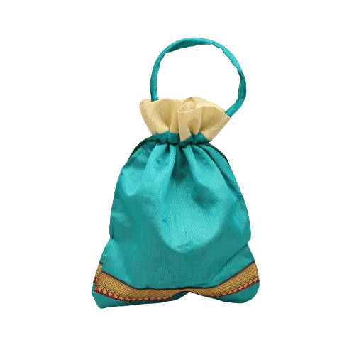 20x25 CM  Design potli Bag  | Multicolour | Pack Of 10