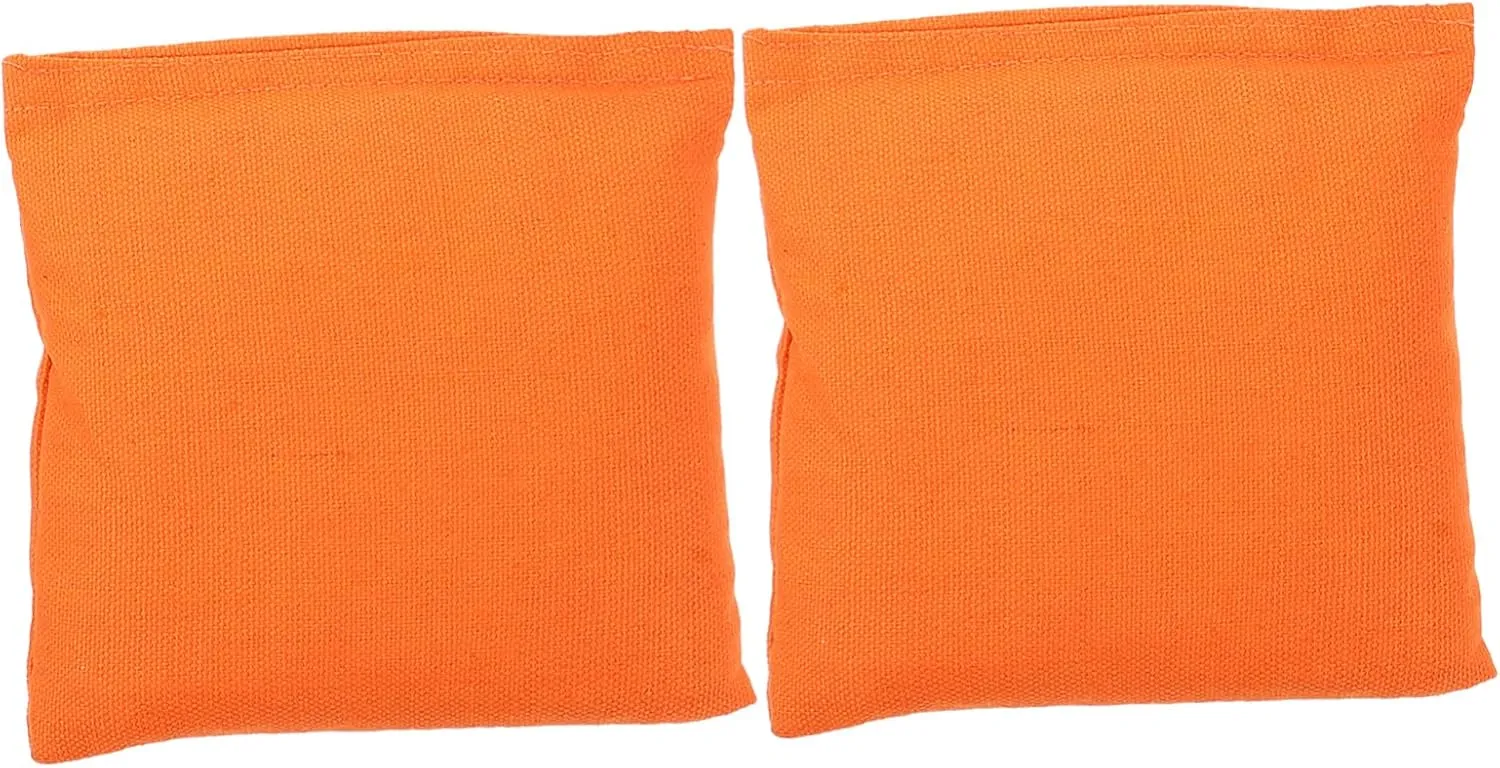 2pcs Preschooler Bean Bag Toss Game Bean Bag Throwing Set for Boys and Girls Interactive Playthings Orange
