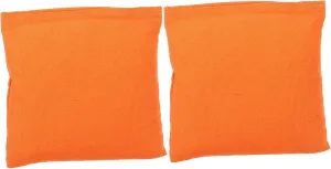 2pcs Preschooler Bean Bag Toss Game Bean Bag Throwing Set for Boys and Girls Interactive Playthings Orange