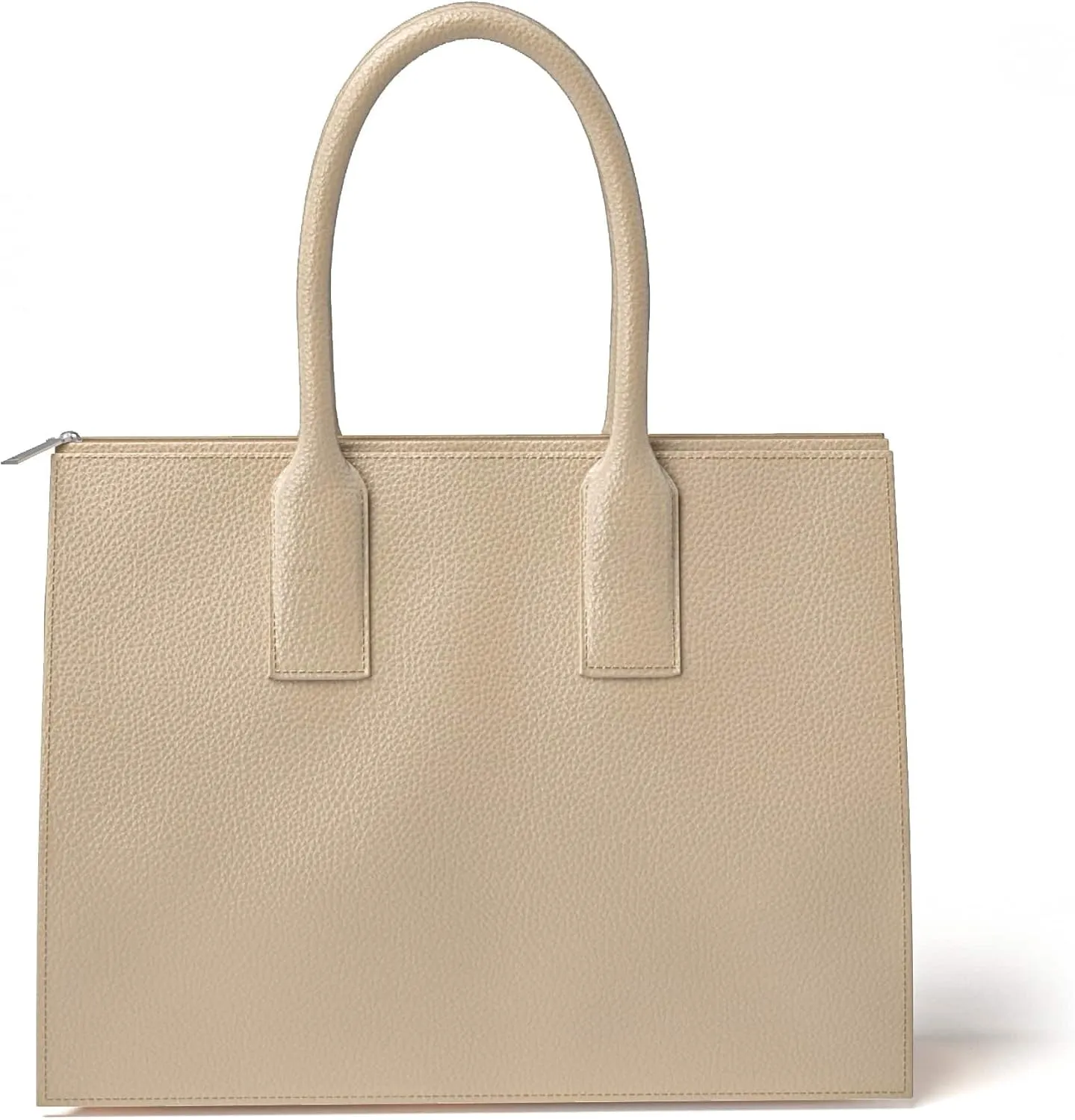 30636 Women's Hand Shoulder Bag Genuine Leather with Zip Compartments
