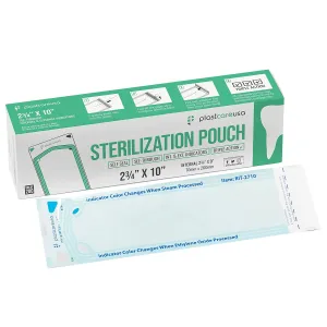 400 2.75 x 9 Inch Self Sealing Sterilization Autoclave Pouch Bags with Internal and External Indicators (2 Boxes of 200)
