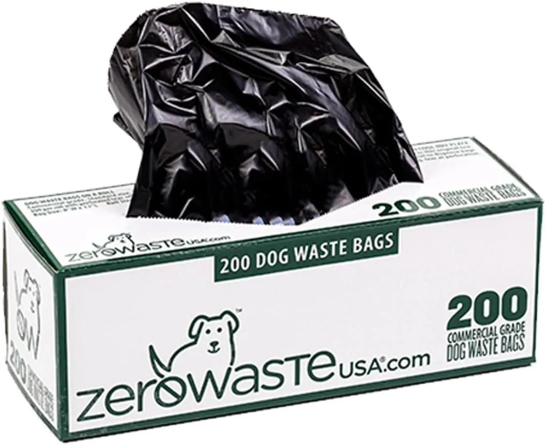 4,000 Premium Dog Waste Station Refill Roll Bags - Up to 40% thicker & stronger than competitor bags - Guaranteed to fit any commercial roll bag dispenser (20 rolls of 200 bags)