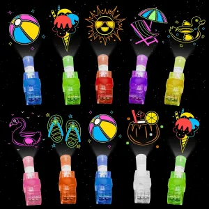 48 PCS Finger Light for Kids Summer Party Favors ,Glow in the Dark Light Up Summer Beach Toys Bulk for Kids Birthday Goodie Bag Stuffers Classroom Prizes Boys Girls Pool Party Classroom Prizes