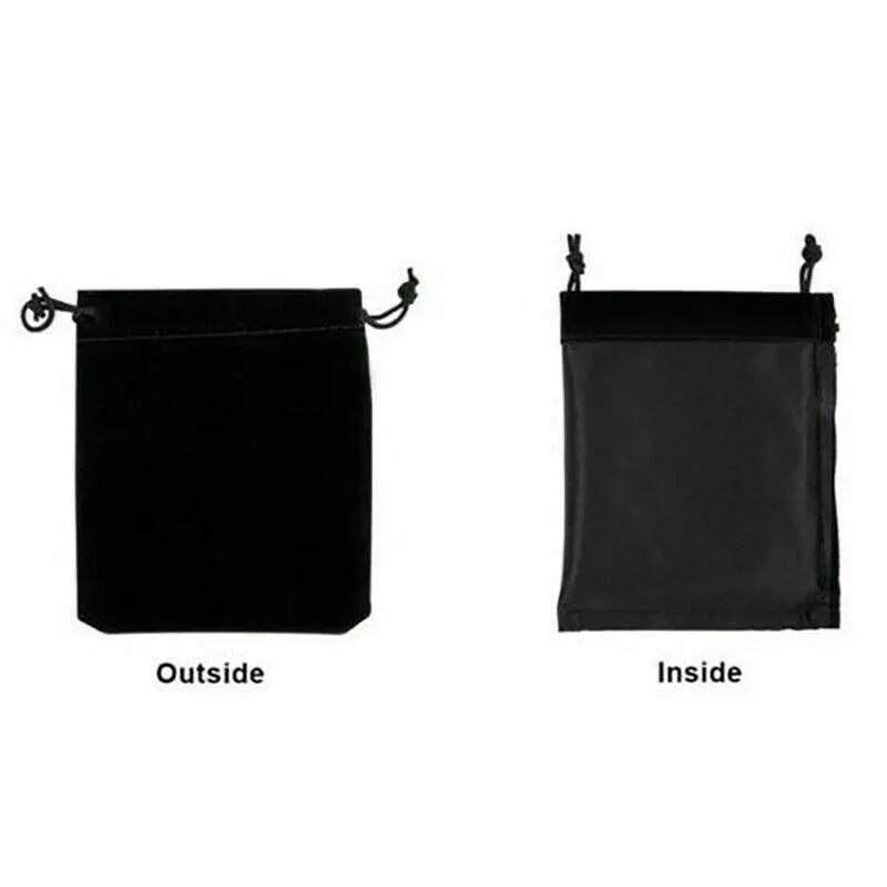 50X Small Velvet Cloth Drawstring Bags Gift Bag Jewelry Ring Pouch Earring Favor 9x12