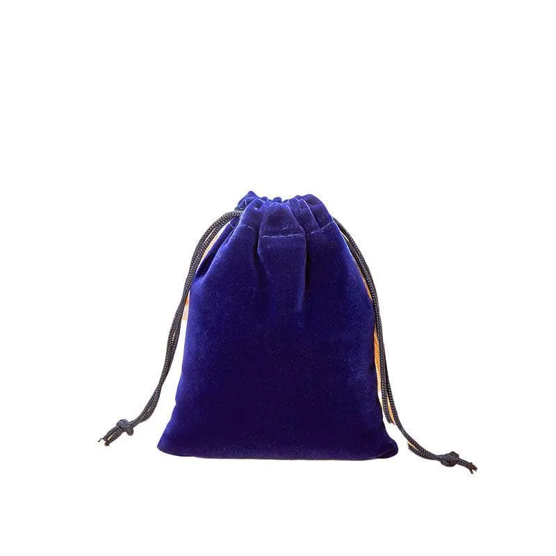 50X Small Velvet Cloth Drawstring Bags Gift Bag Jewelry Ring Pouch Earring Favor 9x12