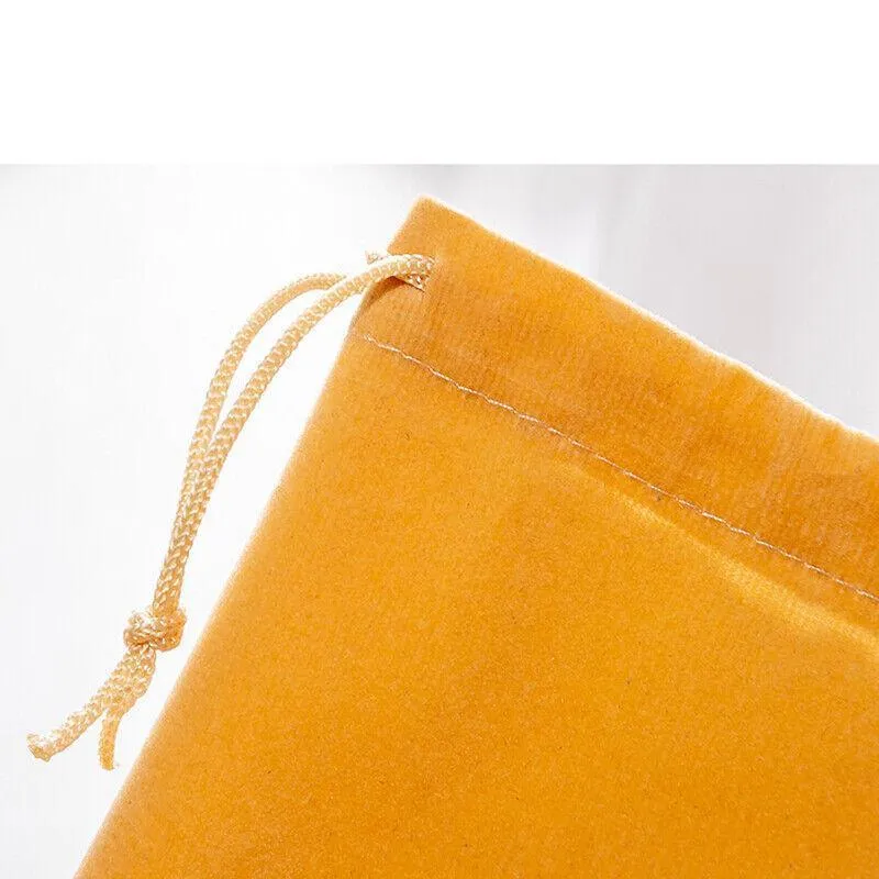50X Small Velvet Cloth Drawstring Bags Gift Bag Jewelry Ring Pouch Earring Favor 9x12