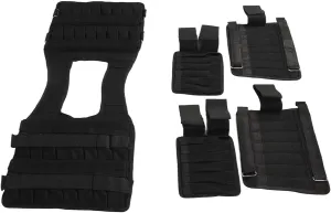 Adjustable Weighted Vest Strength Training Cloth for Weight Exercise Leg Arm with Shock Absorbing Shoulder Straps Fitness Gear (35kg)