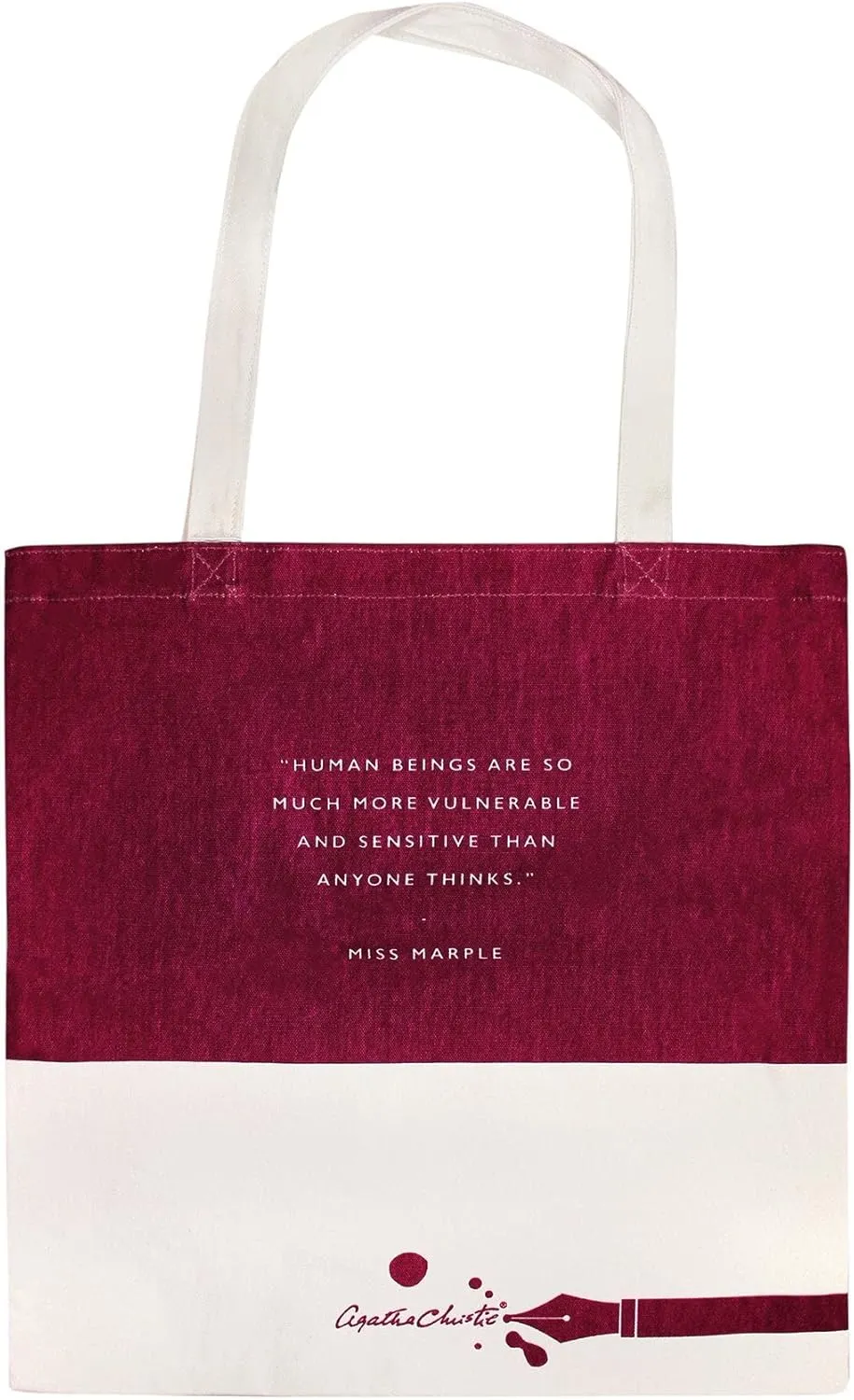 Agatha Christie - Bags & Pouches - Agatha Christie Shopper Bag -A The Body In The Library, Red