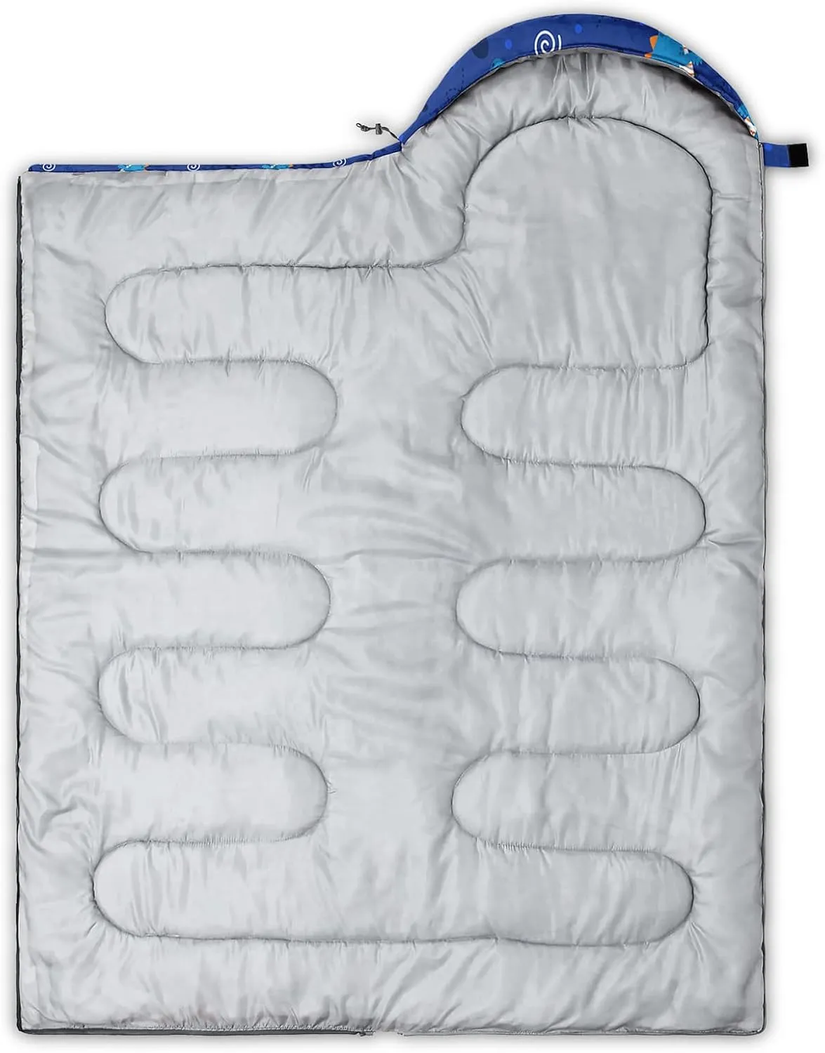 AILONEN Sports Sleeping Bag for Kids Boys,Warm and Cool Weather,Lightweight,Waterproof Backpacking,Soccer Basketball Baseball Rugby Tennis Ball Game Graffiti Sleeping Bag for Camping