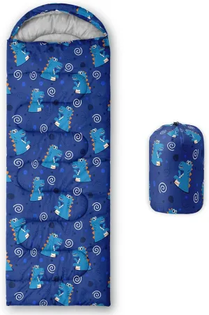AILONEN Sports Sleeping Bag for Kids Boys,Warm and Cool Weather,Lightweight,Waterproof Backpacking,Soccer Basketball Baseball Rugby Tennis Ball Game Graffiti Sleeping Bag for Camping