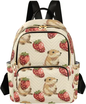 ALAZA Prairie Dog Small Backpack Purse for Women Travel Bag Lightweight Shoulder Bag Fashion Daypack
