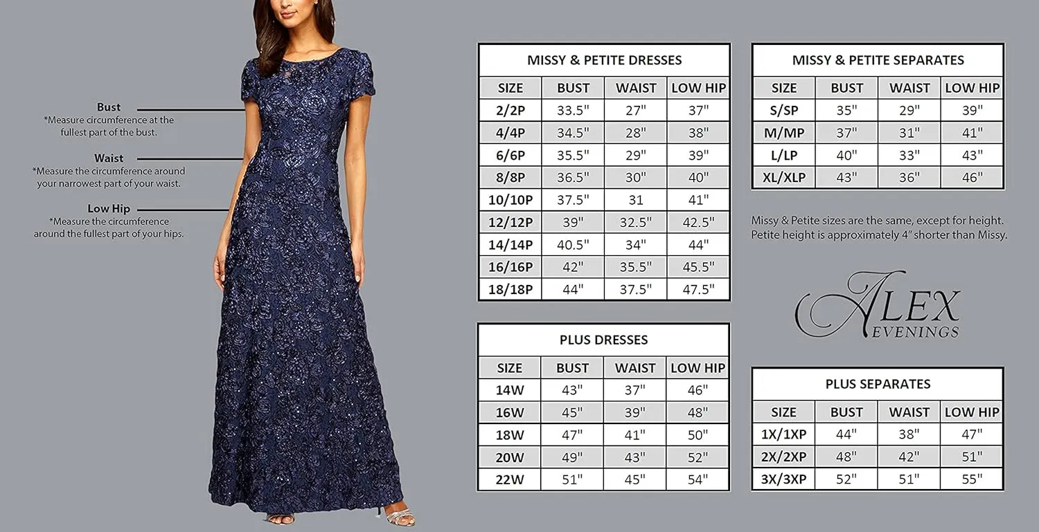 Alex Evenings Women's Plus-Size Midi Cap Sleeve Dress with Sequin