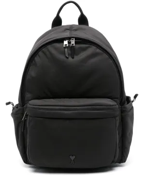 Ami Paris Nylon Backpack