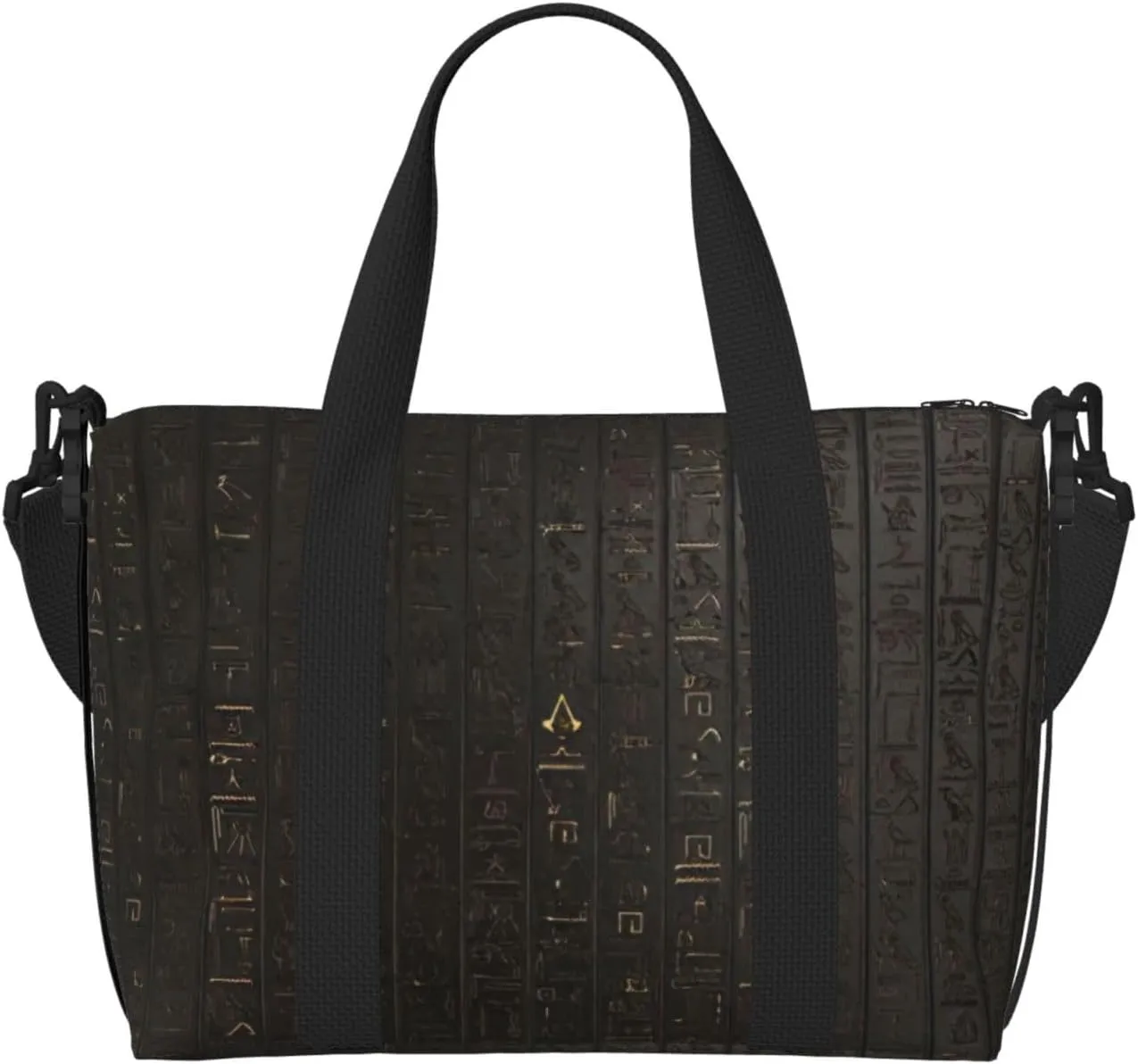 Ancient Egyptian Hieroglyph Duffel Bags for Traveling - Lightweight Personal Item Travel Bags for Women, Gym Bags for Men