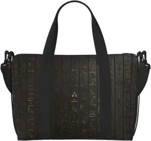 Ancient Egyptian Hieroglyph Duffel Bags for Traveling - Lightweight Personal Item Travel Bags for Women, Gym Bags for Men