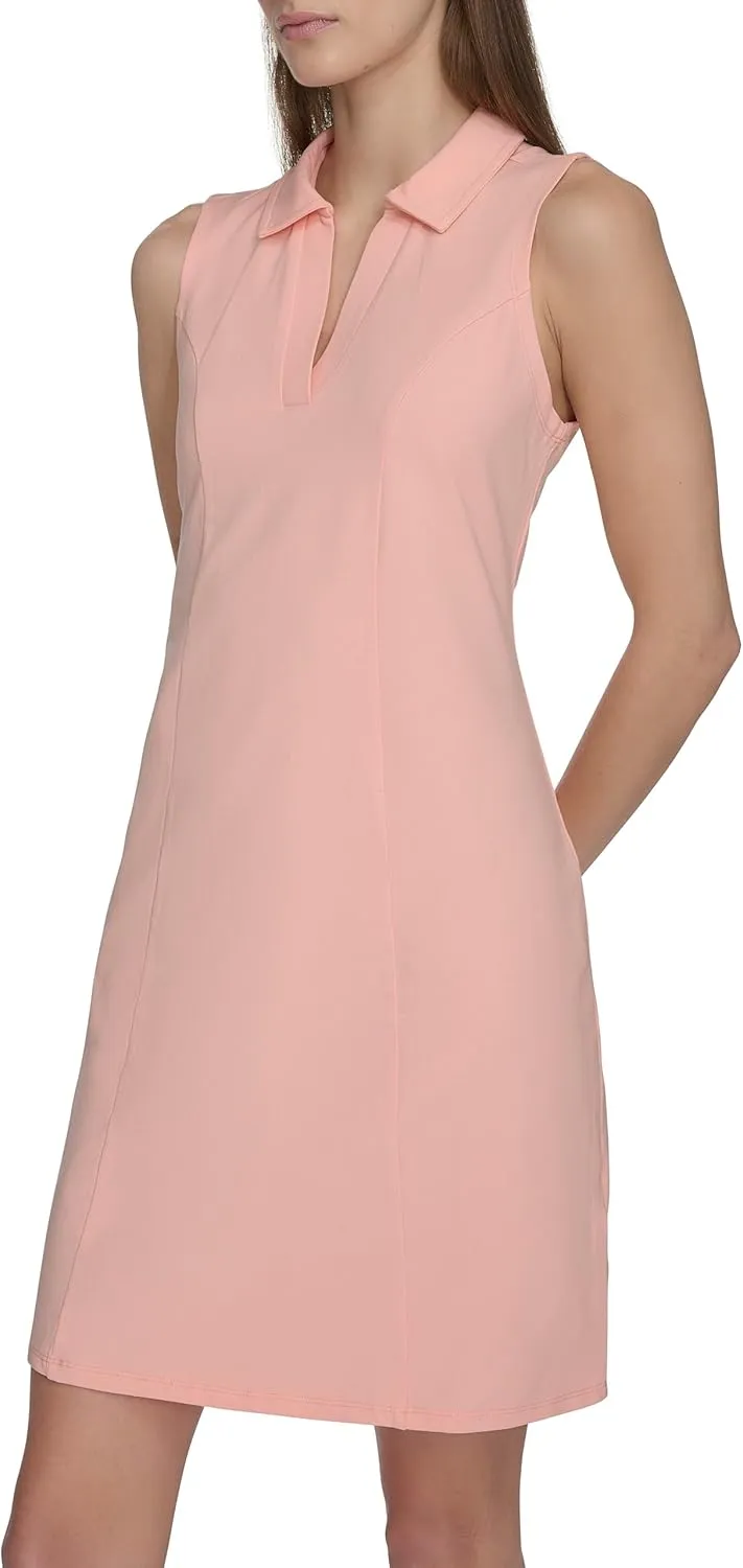 Andrew Marc Women's Sleeveless Active Tennis Dress