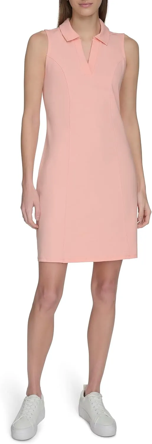 Andrew Marc Women's Sleeveless Active Tennis Dress