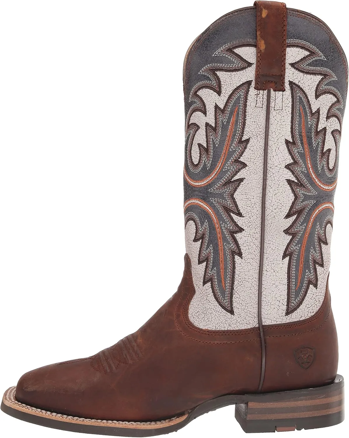 ARIAT Men's MNS Brushrider Penny BRN/Coastal Cream Western Boot