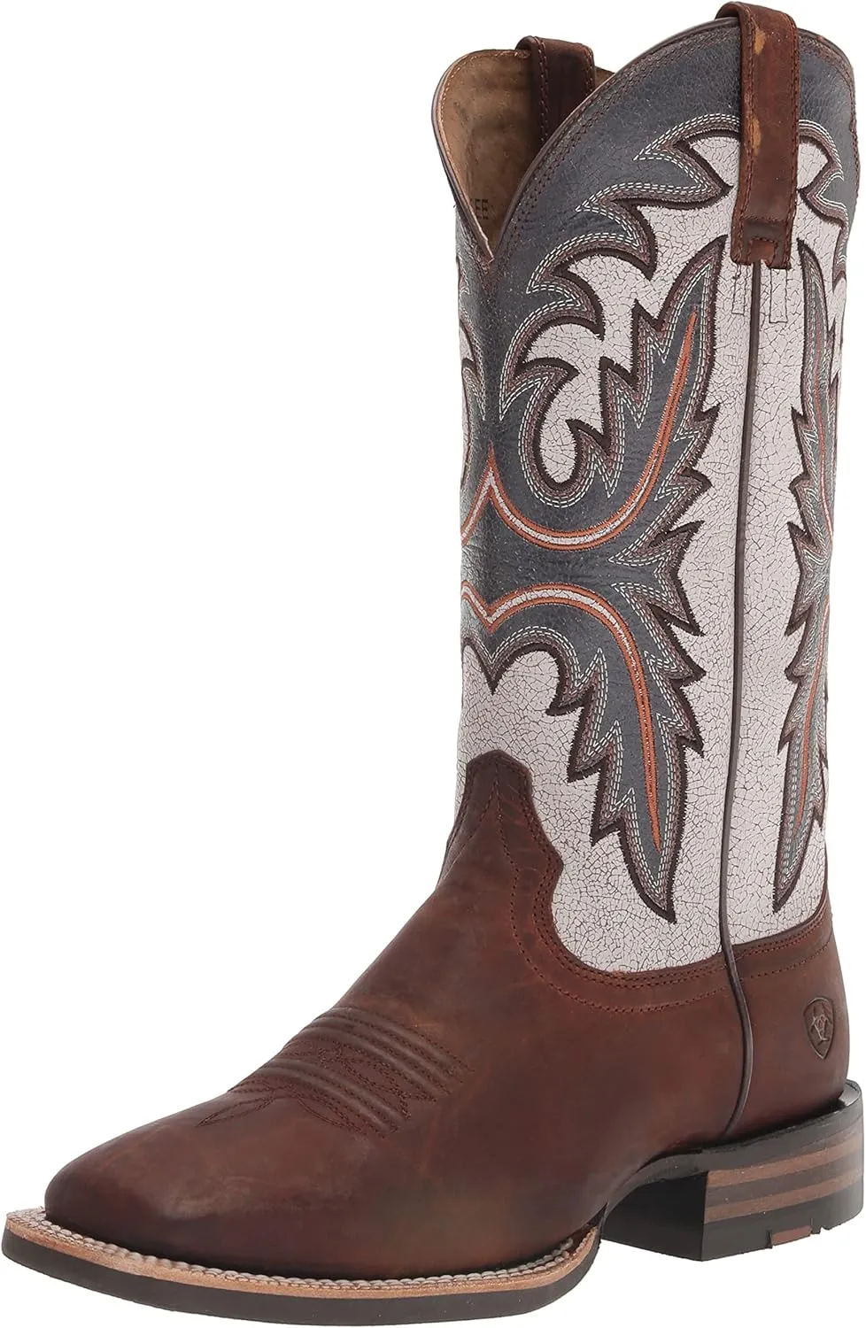 ARIAT Men's MNS Brushrider Penny BRN/Coastal Cream Western Boot