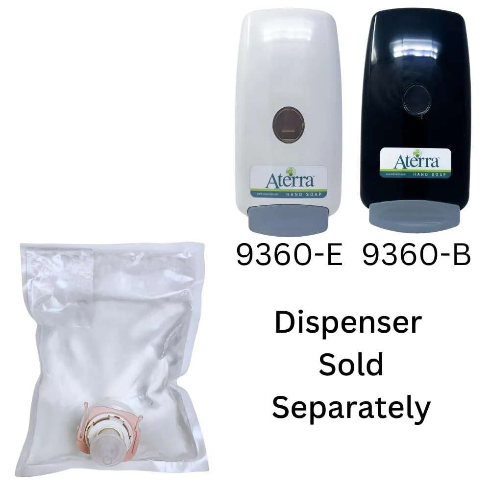 Aterra General Purpose Foaming Hand Soap Refill for 9360 Dispenser 4 1000ml Pouches