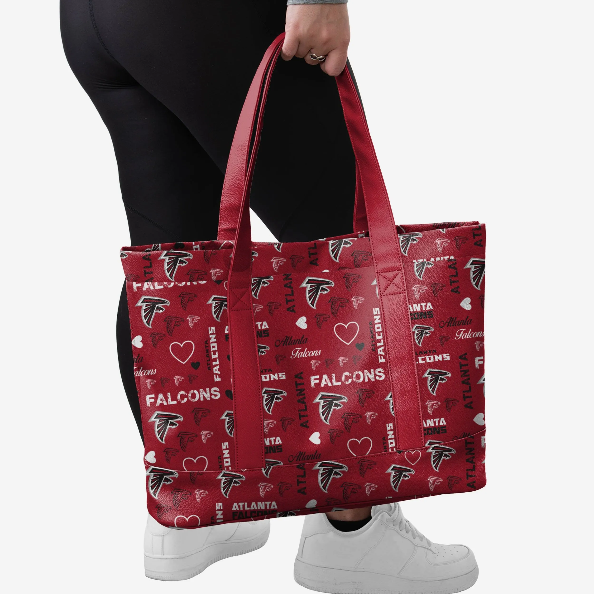 Atlanta Falcons Logo Love Tote Bag