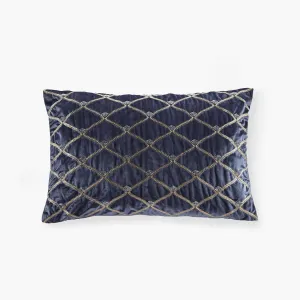 Aumont Normal Pillow, 22x15, Navy