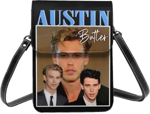 Austin Butler Small Cell Phone Purse Fashion Mini Crossbody Bags With Strap Adjustable Handba For Women Black