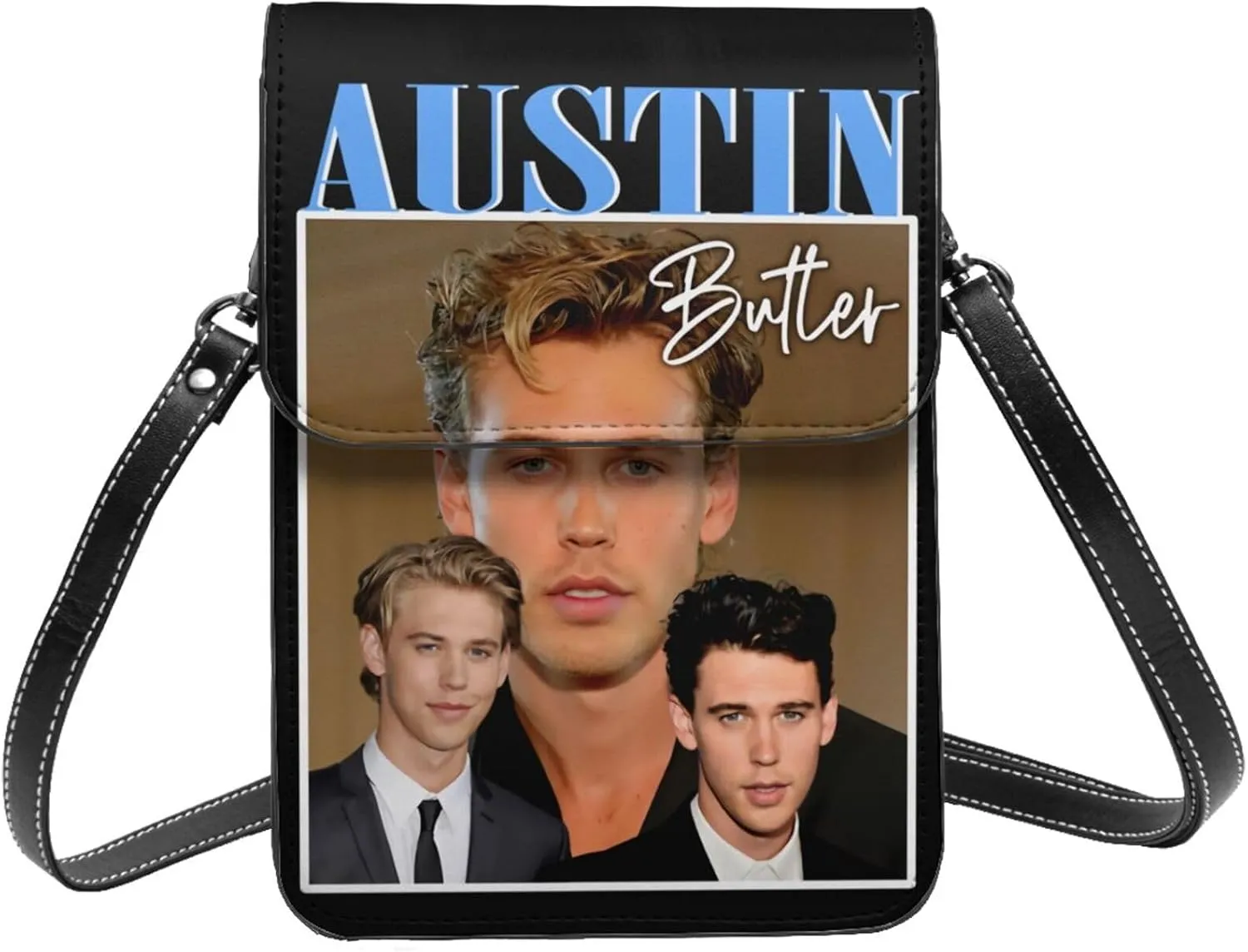 Austin Butler Small Cell Phone Purse Fashion Mini Crossbody Bags With Strap Adjustable Handba For Women Black