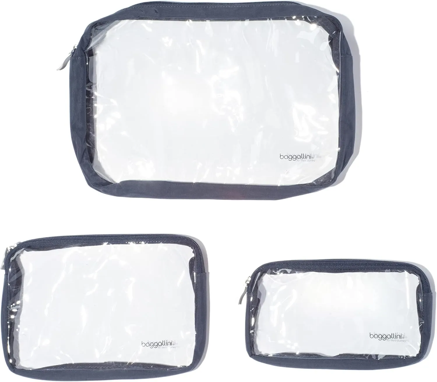Baggallini Clear Travel Pouches
