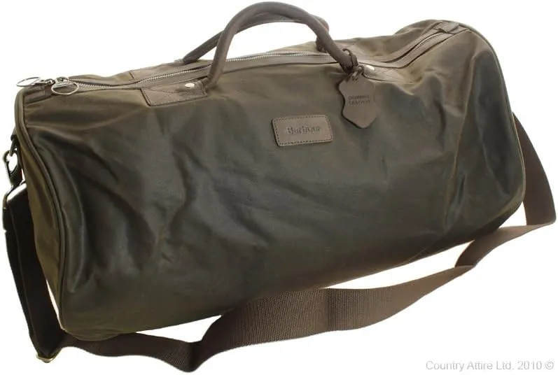 Barbour Men's Barbour Wax Holdall Duffle, Olive, Green, One Size