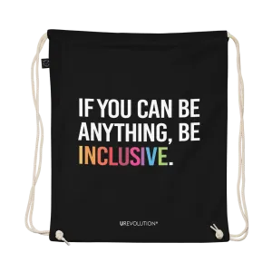 Be Inclusive Eco-Friendly Cotton Drawstring Backpacks