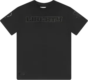 Big Boys WNBA Classic Triple Black Cotton Short Sleeve Tee