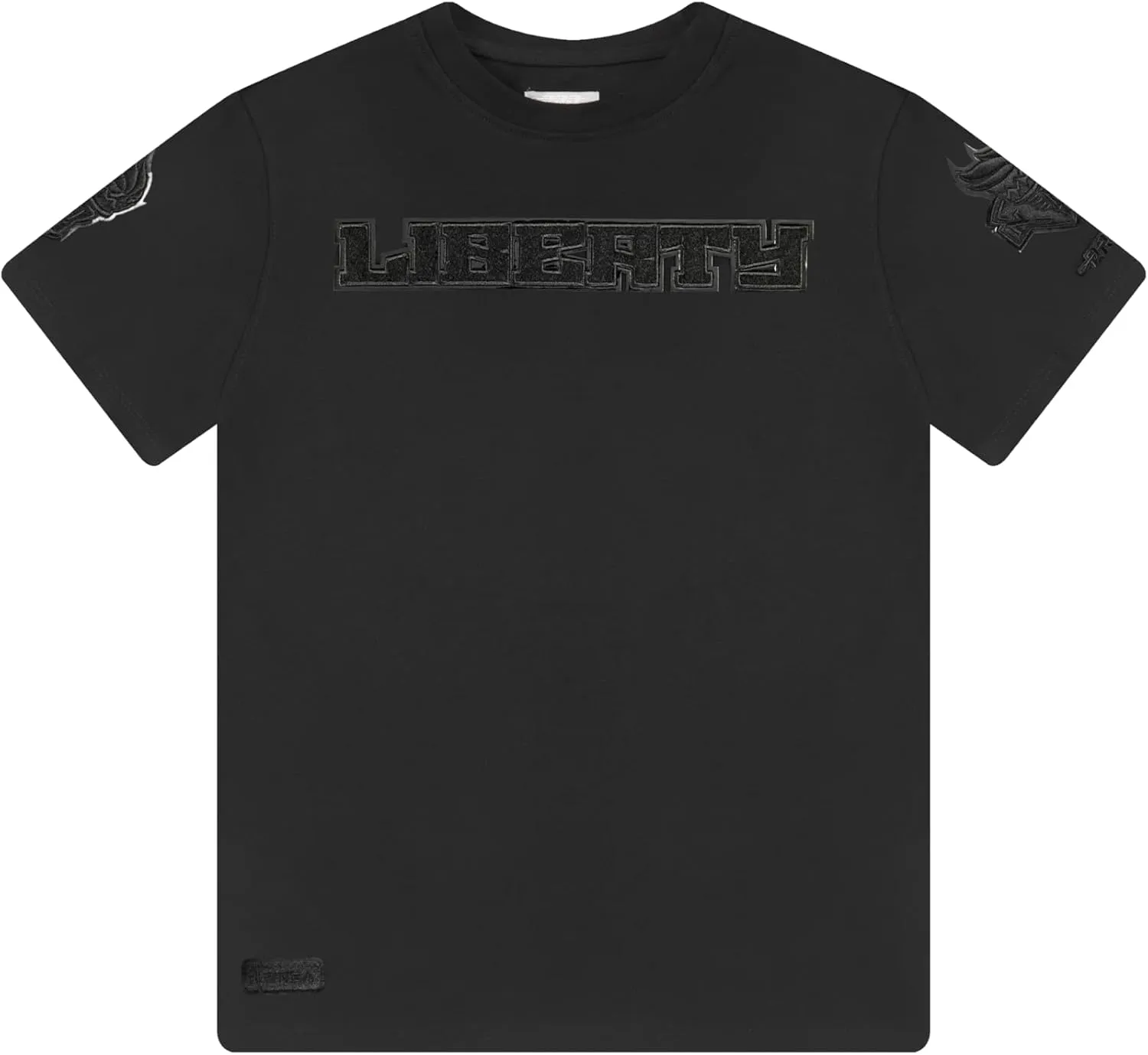 Big Boys WNBA Classic Triple Black Cotton Short Sleeve Tee