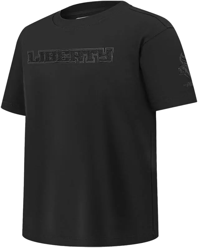 Big Boys WNBA Classic Triple Black Cotton Short Sleeve Tee