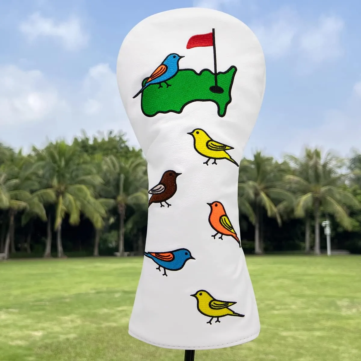 Birdie&Green Golf Club Covers for Driver, Fairway, Hybrids - 4 Options - Golf Driver Headcover/Golf Fairway Wood Head Cover/Hybrid Club Head Cover for Men Golfer