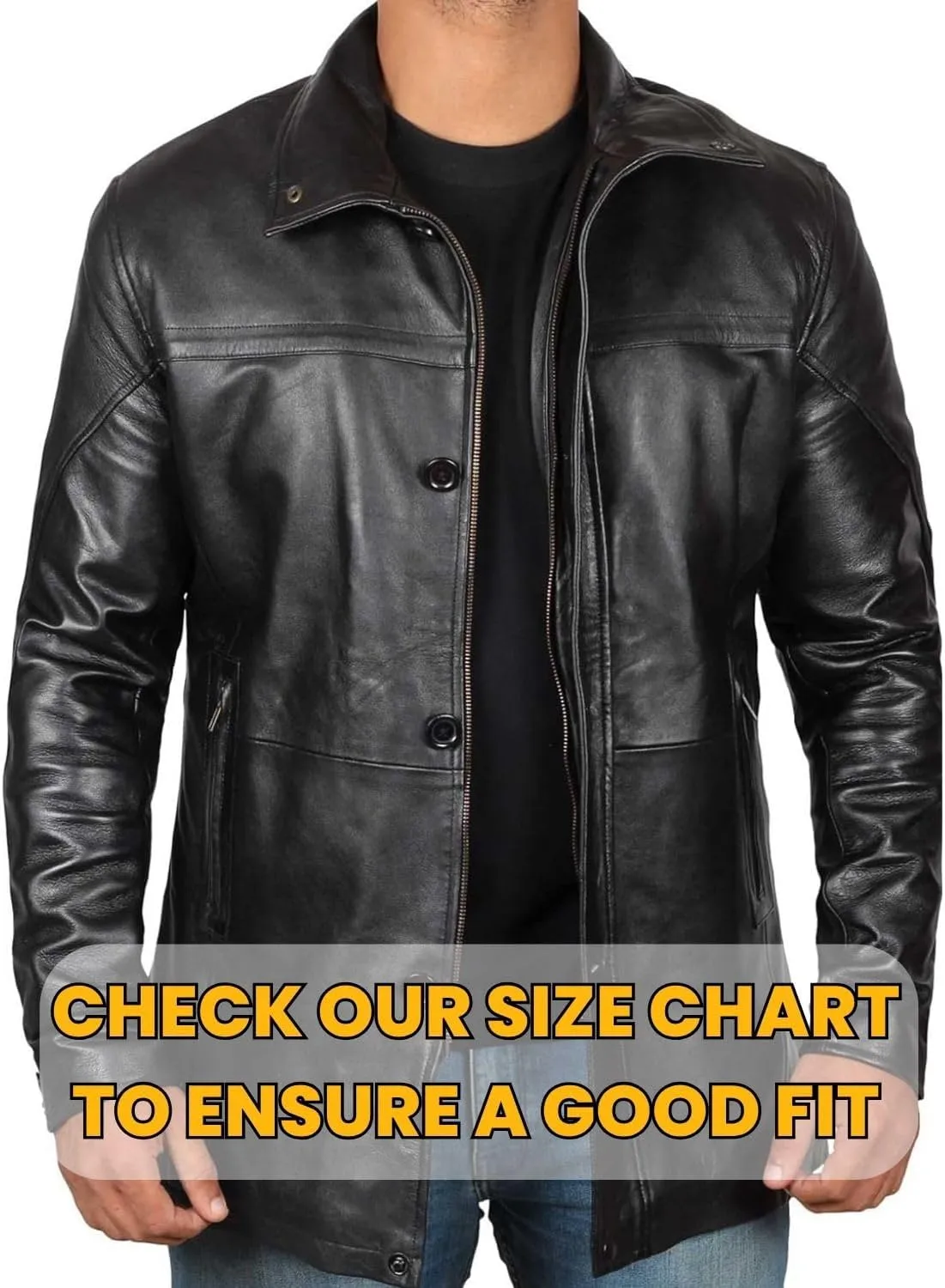 Blingsoul Leather Car Coats For Men - Real Leather Jacket Men