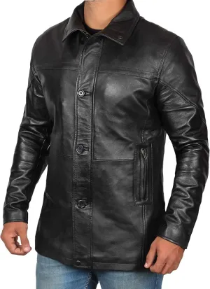 Blingsoul Leather Car Coats For Men - Real Leather Jacket Men