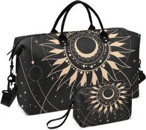 Bolaz Duffle Bag for Travel-Sun and Moon Pattern， Easy Update Large Magnectic Sticker Refrigerator Magnets Decor Wash Machine Magnet Decals23"x26"