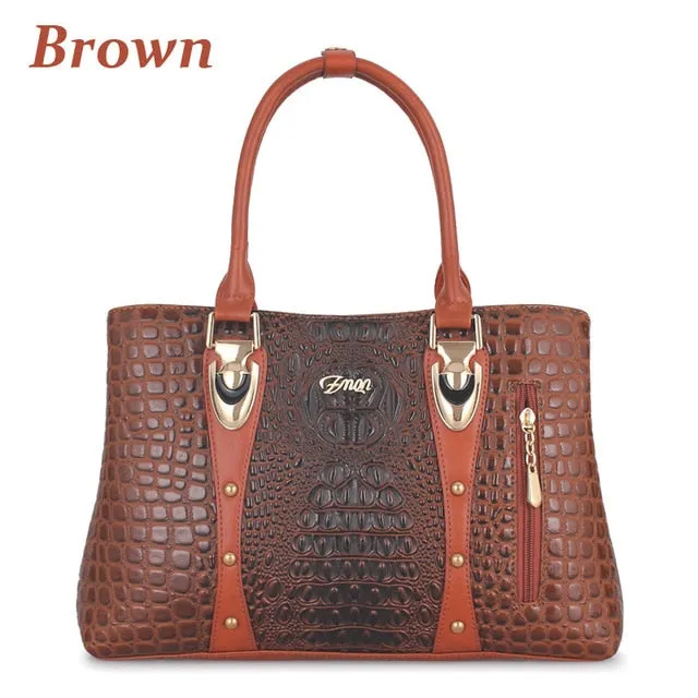 Bolsa Feminina Crocodile Lady Hand Bags